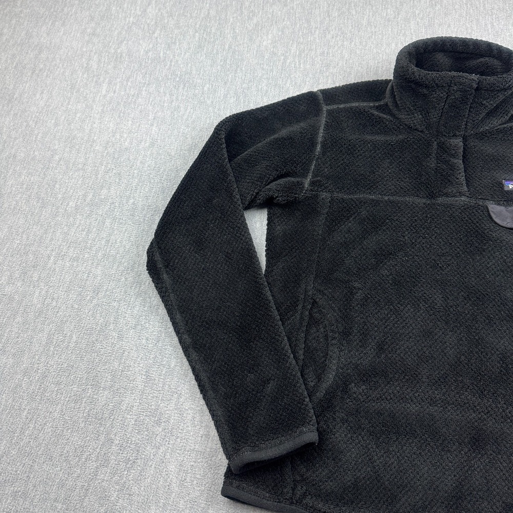 Patagonia Better Sweater Jacket Womens Small Black Fleece 1/4 Snap Outdoor 25542 - Picture 3 of 13